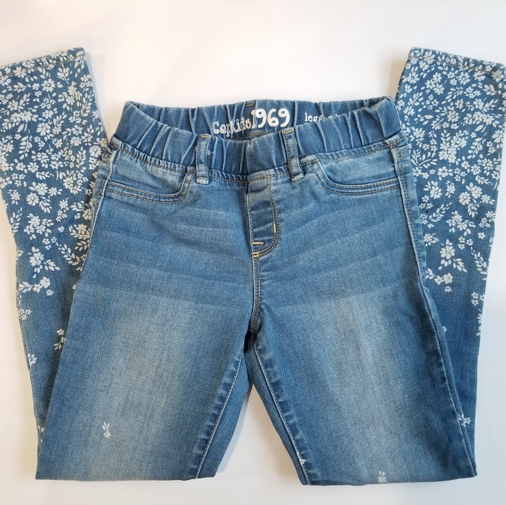 GAP kids 1969 Floral Print Legging Jean's